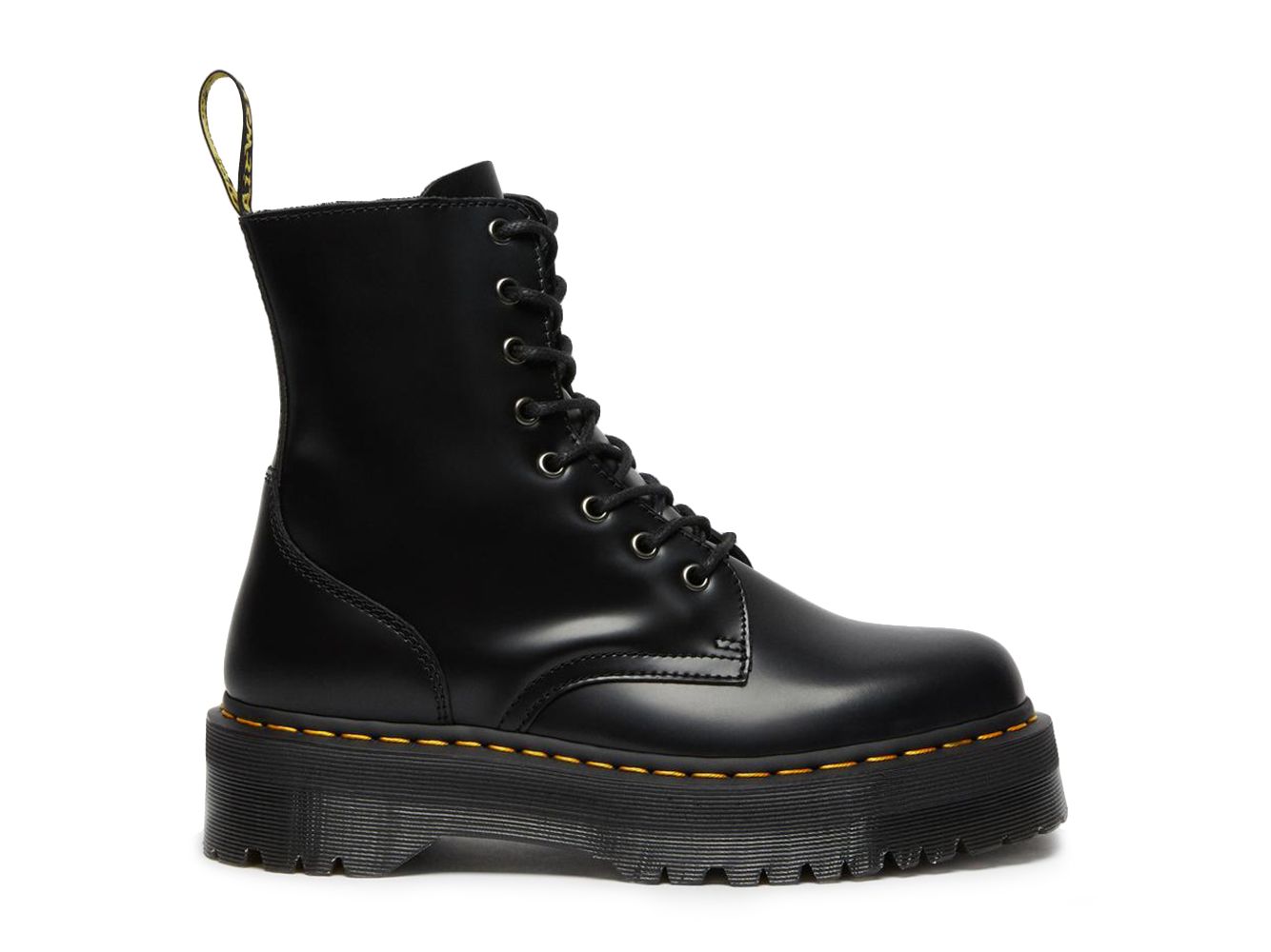 Dr. Martens Jadon Platform Boots Black Smooth Leather | StockX