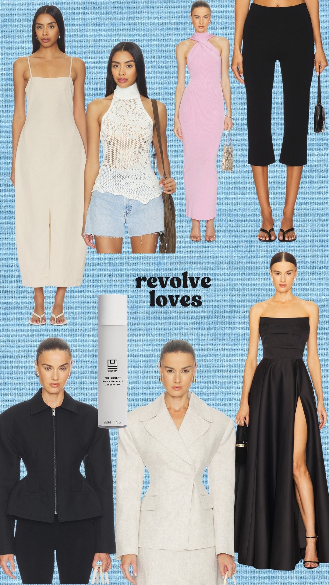 Some of my revolve loves right now ￼



@Revolve 

#LTKFestival #LTKWedding #LTKTravel