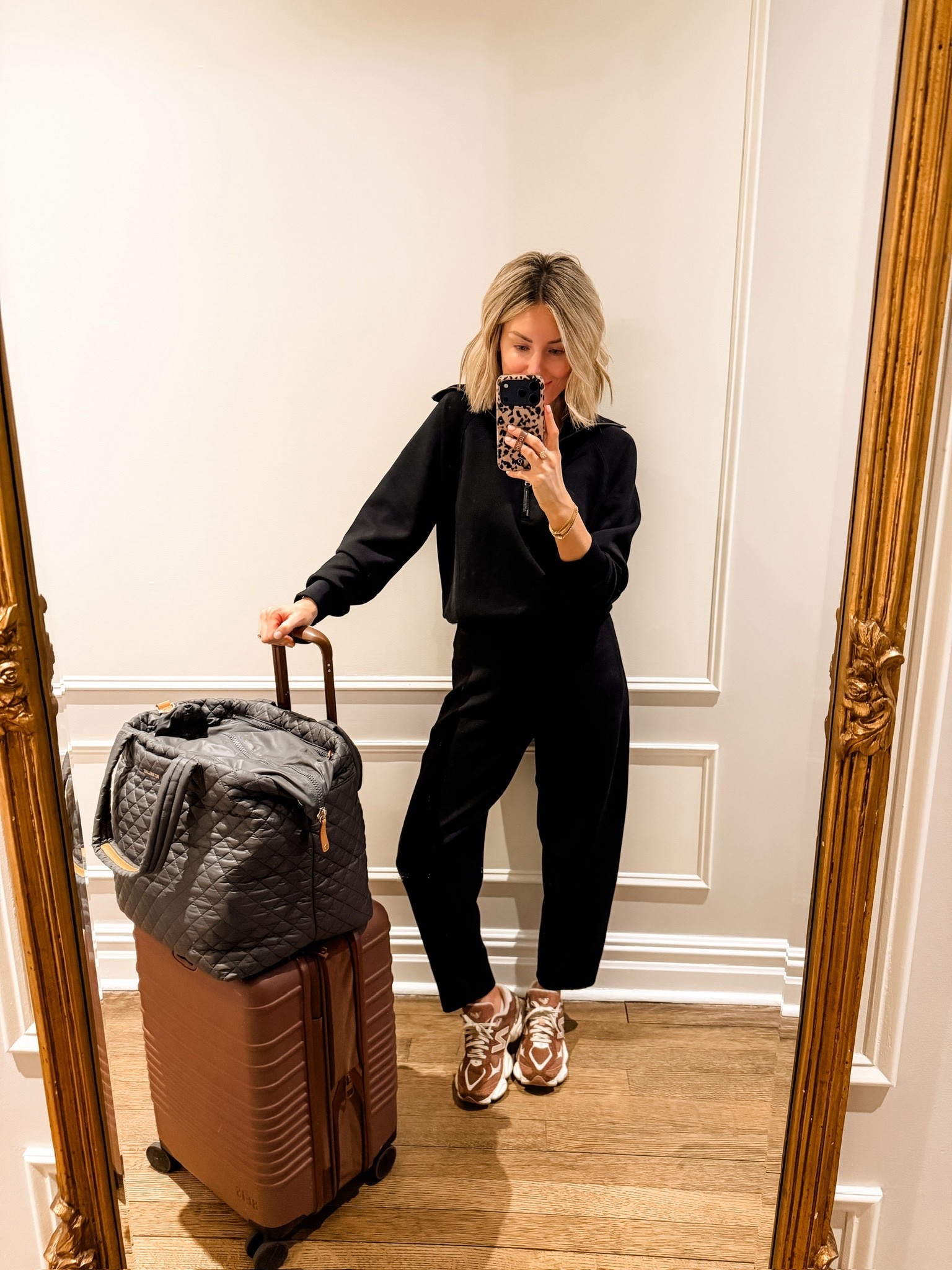 @Spanx is one of my go-to’s for travel looks! Their sets are so comfortable! Use code BRITTANYXSPANX for 15% off you first order + free shipping! Wearing S!

Loverly Grey, Spanx, lounge sets, loungewear, travel outfit, airport outfit 

#LTKTravel