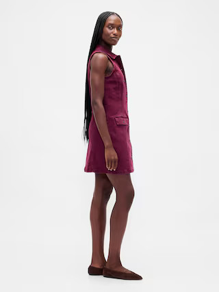 Denim Collared Shift Mini Dress | Gap (US)