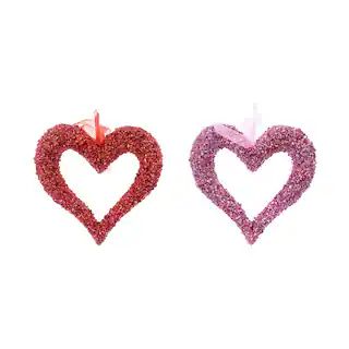 Assorted 10" Beaded Heart Ornament by Ashland® | Valentine's Day Decor | Michaels | Michaels Stores
