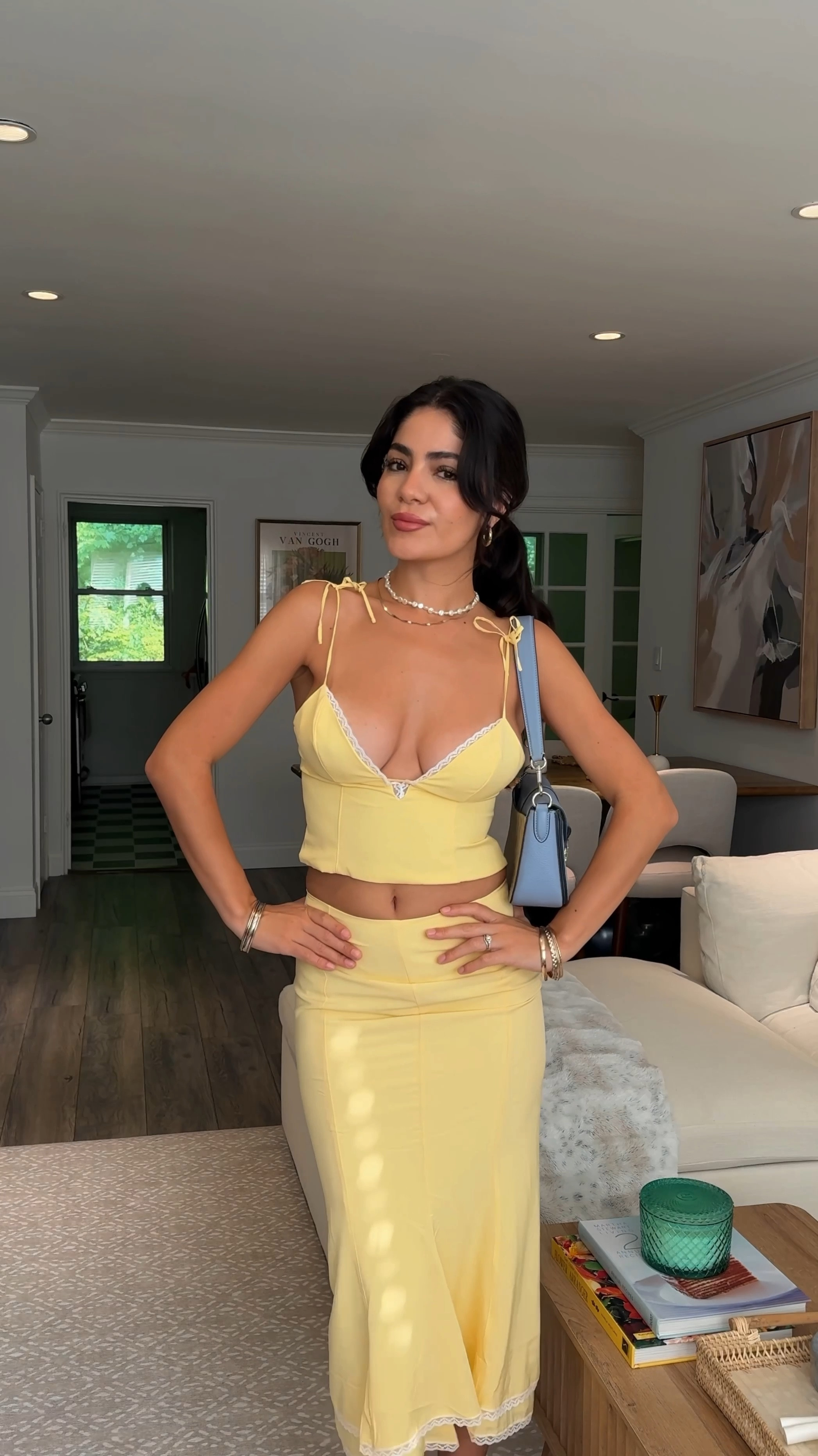 colorful summer outfits 🌈 midi skirt set, summer dresses, Pinterest outfits, sundresses, outfit ideas 