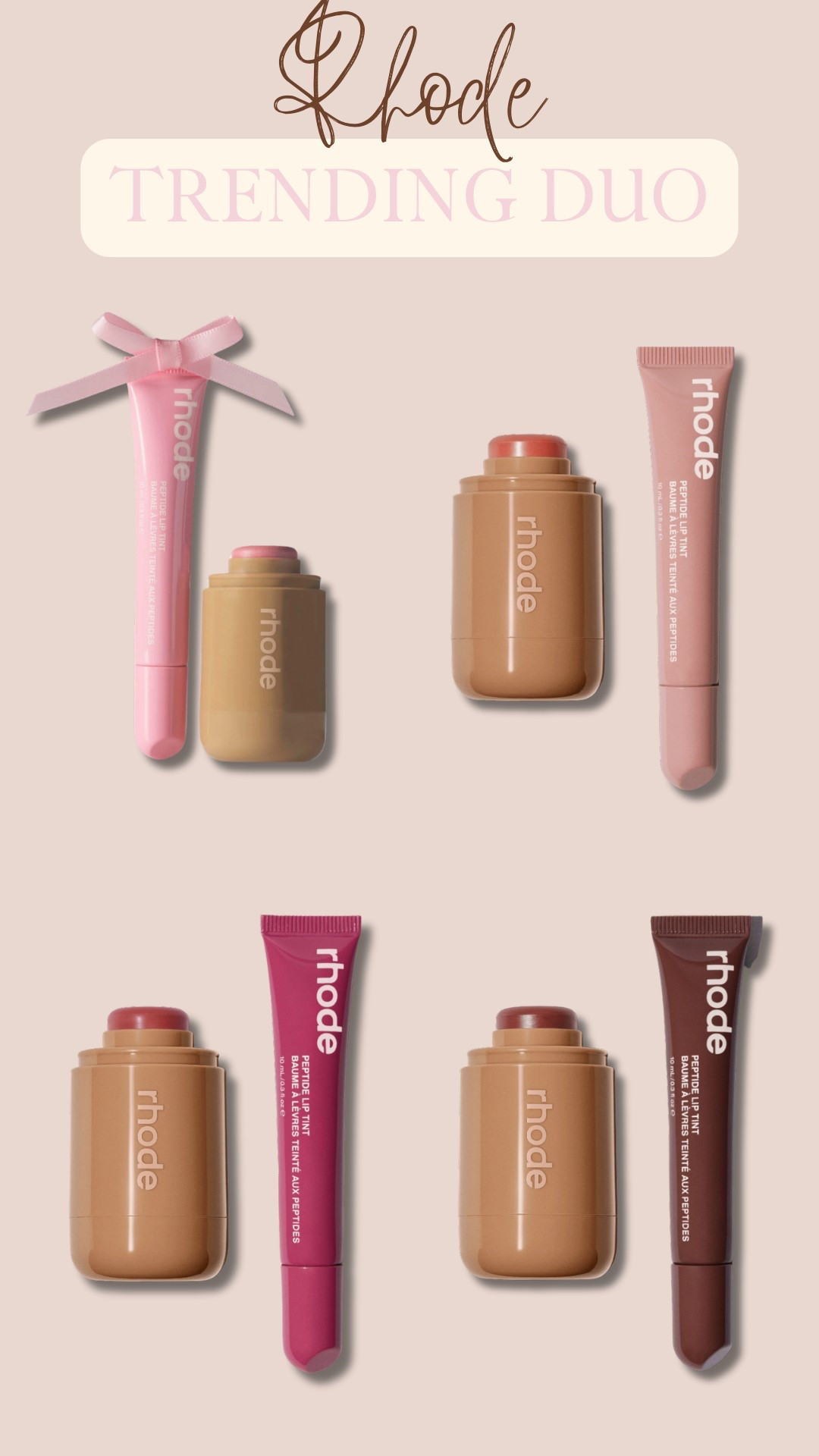 Rhode. Trending. Beauty picks. Makeup. Blush. Peptide lip gloss. Best sellers. Viral  

#LTKBeauty #LTKSeasonal #LTKFindsUnder50