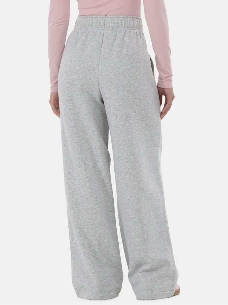 No Boundaries Soft Fleece Wide Leg Pants, 30” Inseam, 1 or 2-Pack, Women’s - Walmart.com | Walmart (US)