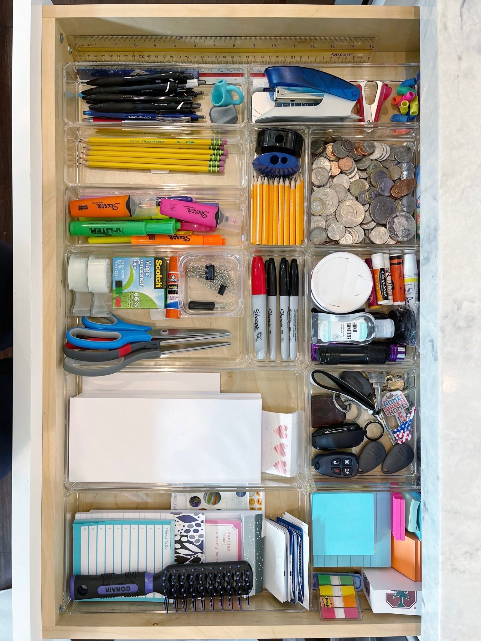 Junk Drawer Organization … yes, with a little time, decluttering and the right products (not always necessary), a junk drawer can be beautiful! ￼

#LTKSaleAlert #LTKHome #LTKmomlife