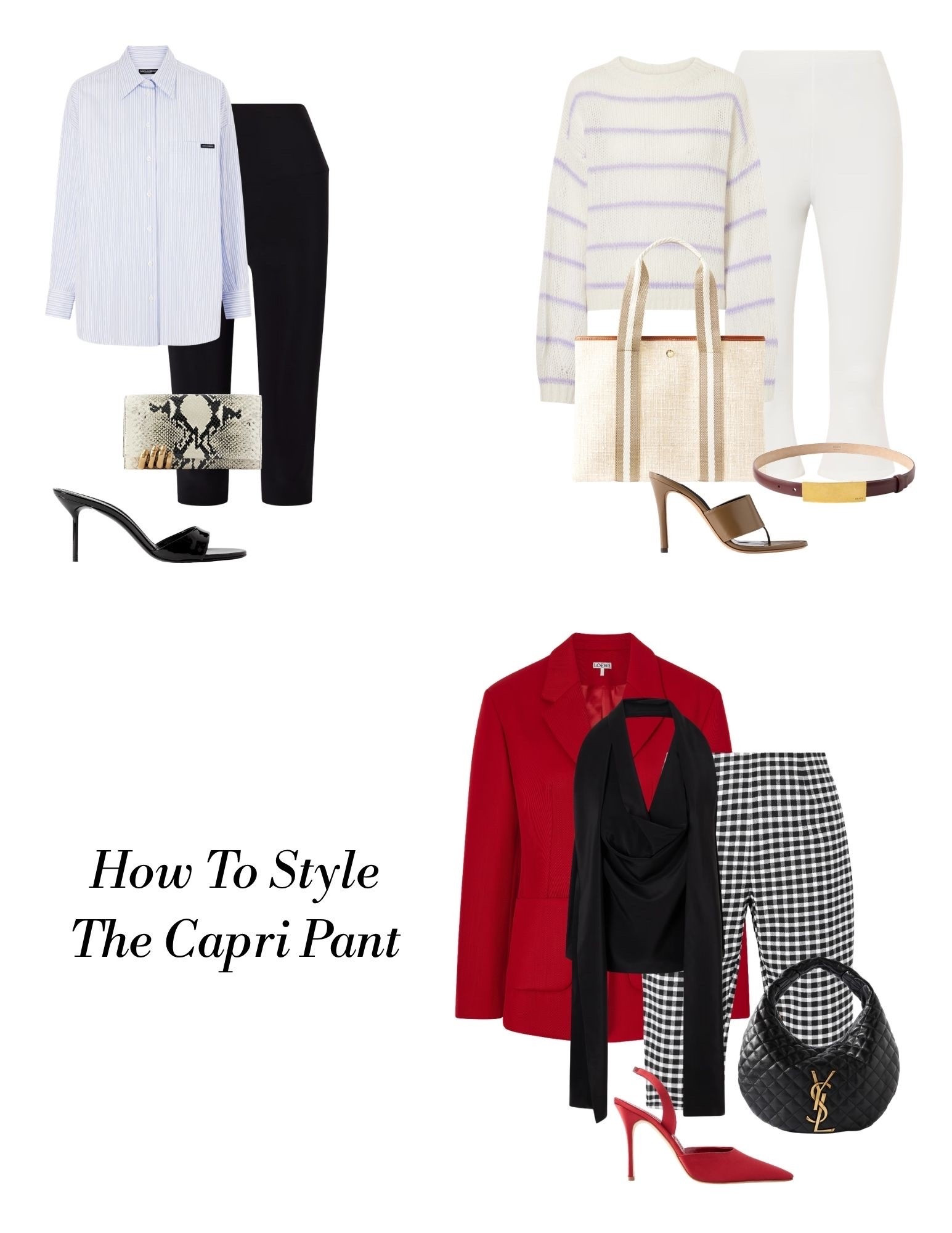 How To Style The Capri Pant 🖤

#LTKgrwm #LTKootd #LTKSeasonal