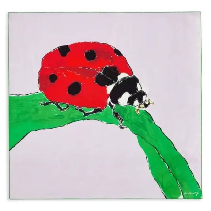 Burberry Ladybird Silk Sqaure Scarf | Jomashop.com & JomaDeals.com