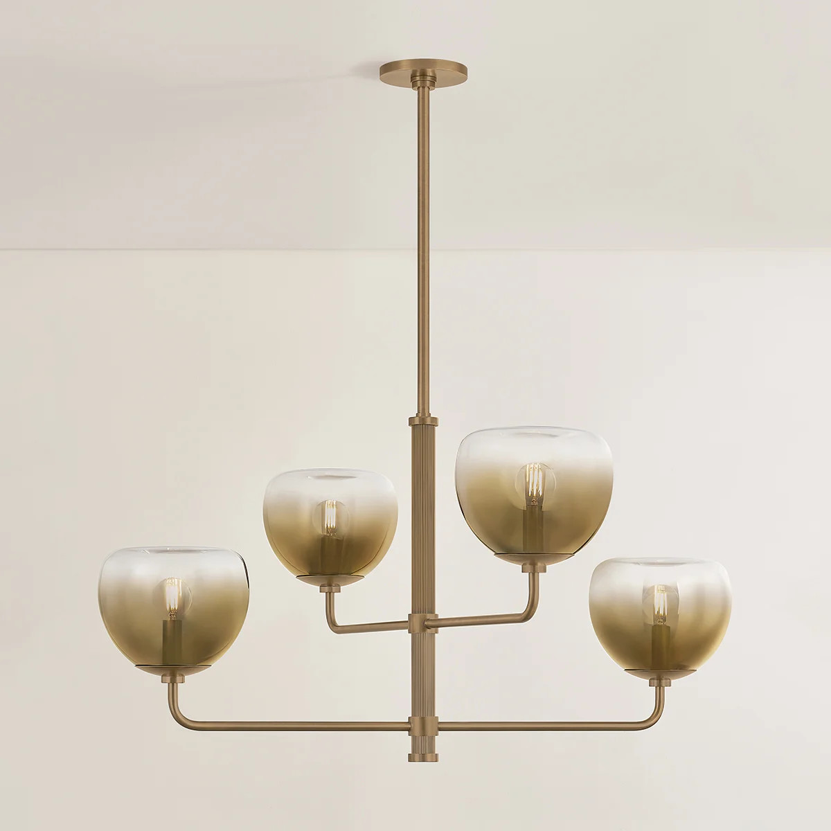 Troy Lighting August Chandelier in Patina Brass | Perigold