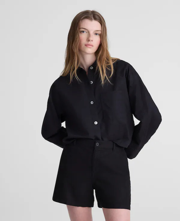 The Zoe Short in 100% Linen | Madewell