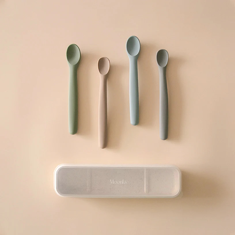 Silicone Feeding Spoons (Earthy Harmony) | Moonkie