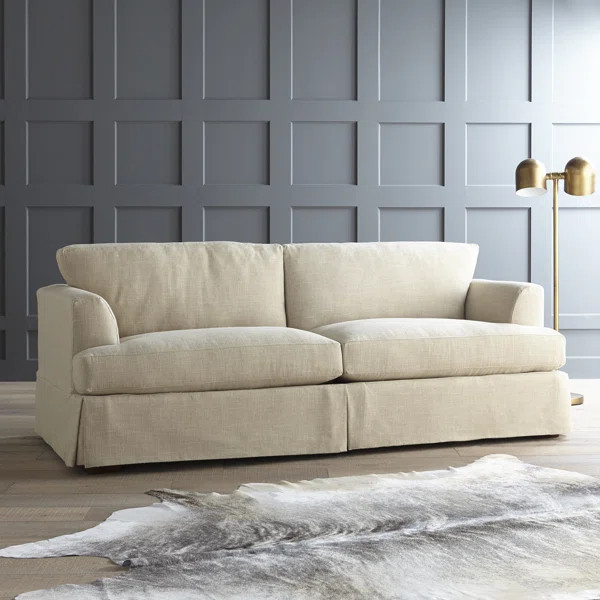 Carly 93" Recessed Arm Sofa Bed | Wayfair North America
