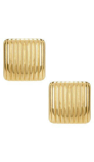 Cendre Mara Earrings in Metallic Gold. | Revolve Clothing (Global)