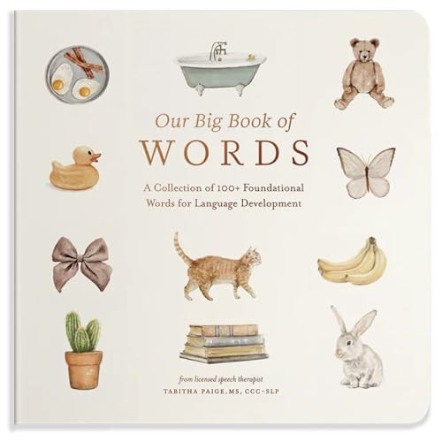 Our Big Book of First Words: A Collection of 100+ Foundational Words for Language Development (Tabitha Paige Children's Book Series) | Amazon (US)