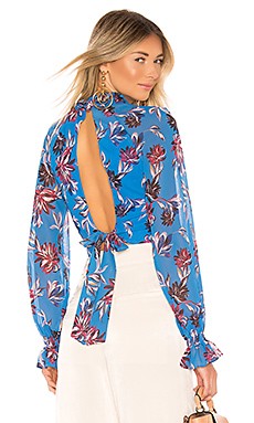 House of Harlow 1960 x REVOLVE Niles Top in Blue Dahlia from Revolve.com | Revolve Clothing (Global)