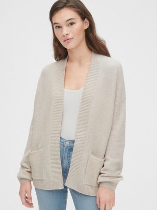 Relaxed Open-Front Cardigan Sweater | Gap (US)