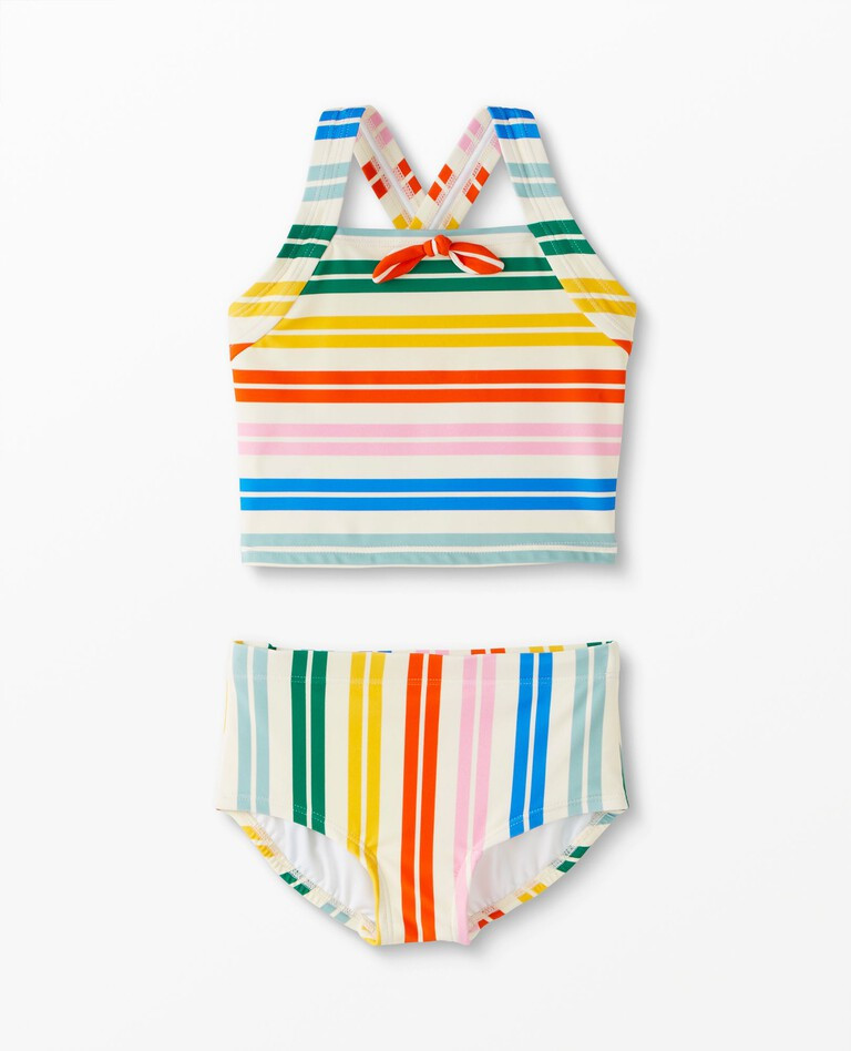 Rainbow Stripe Two Piece Swimsuit | Hanna Andersson