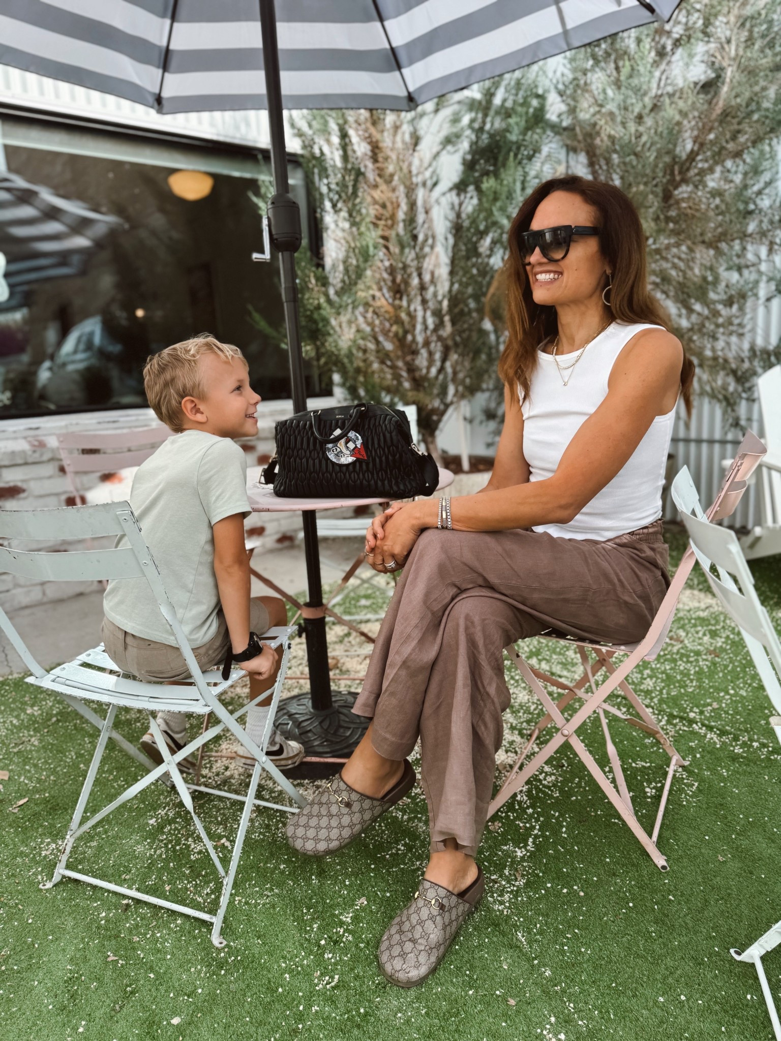 Linen pants and care tucker pants 
🤍🤍🤍🔗🔗