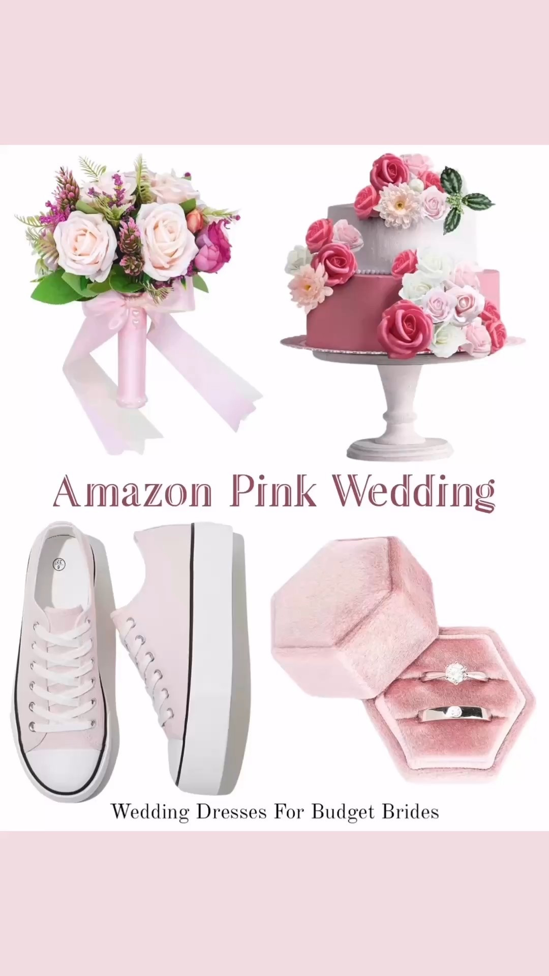 Amazon bridal finds in pink. All under $50.

#LTKSeasonal #LTKWedding #LTKFindsUnder50