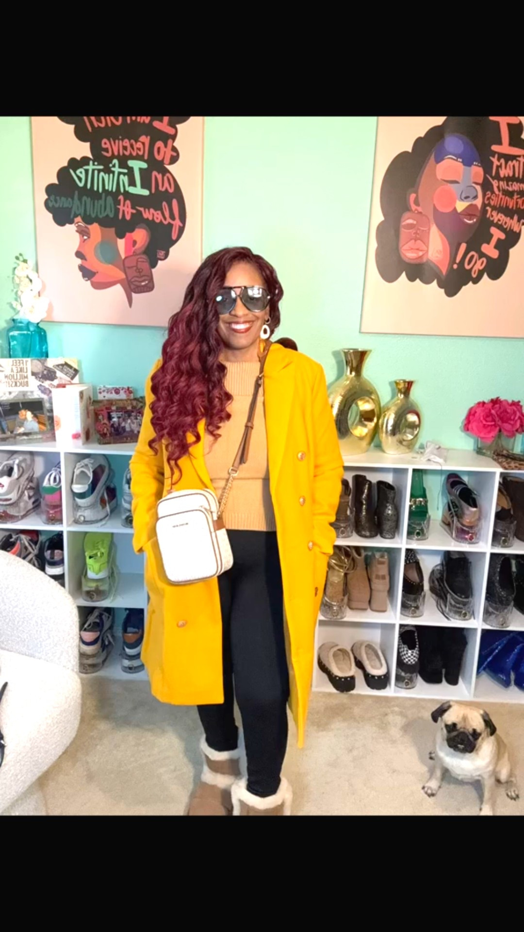 OOTD Alert!
Stepping out today in my sunshine yellow coat, black tights, a cozy brown sweater, and my comfy brown Uggs — topped off with my MK purse because why not sprinkle a little luxury on a weekday?

Serving warmth, style, and a whole lot of “yes ma’am!” 💛👜✨

#LTKHoliday #LTKgrwm #LTKGiftGuide