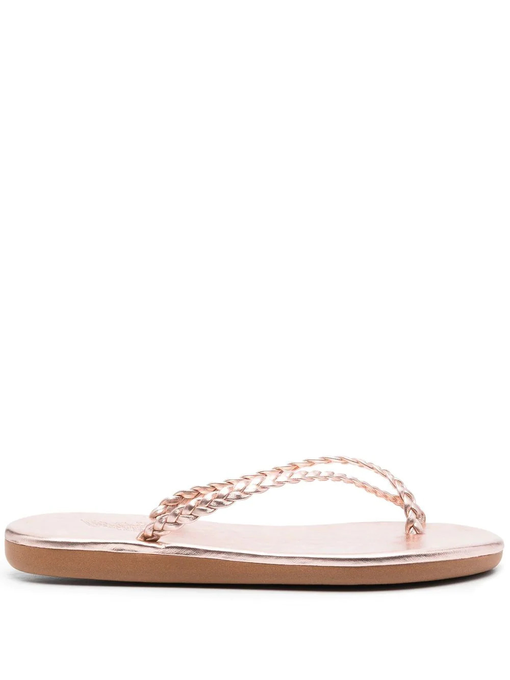 Ancient Greek Sandals Ioulia braided-strap sandals - Pink | Farfetch Global