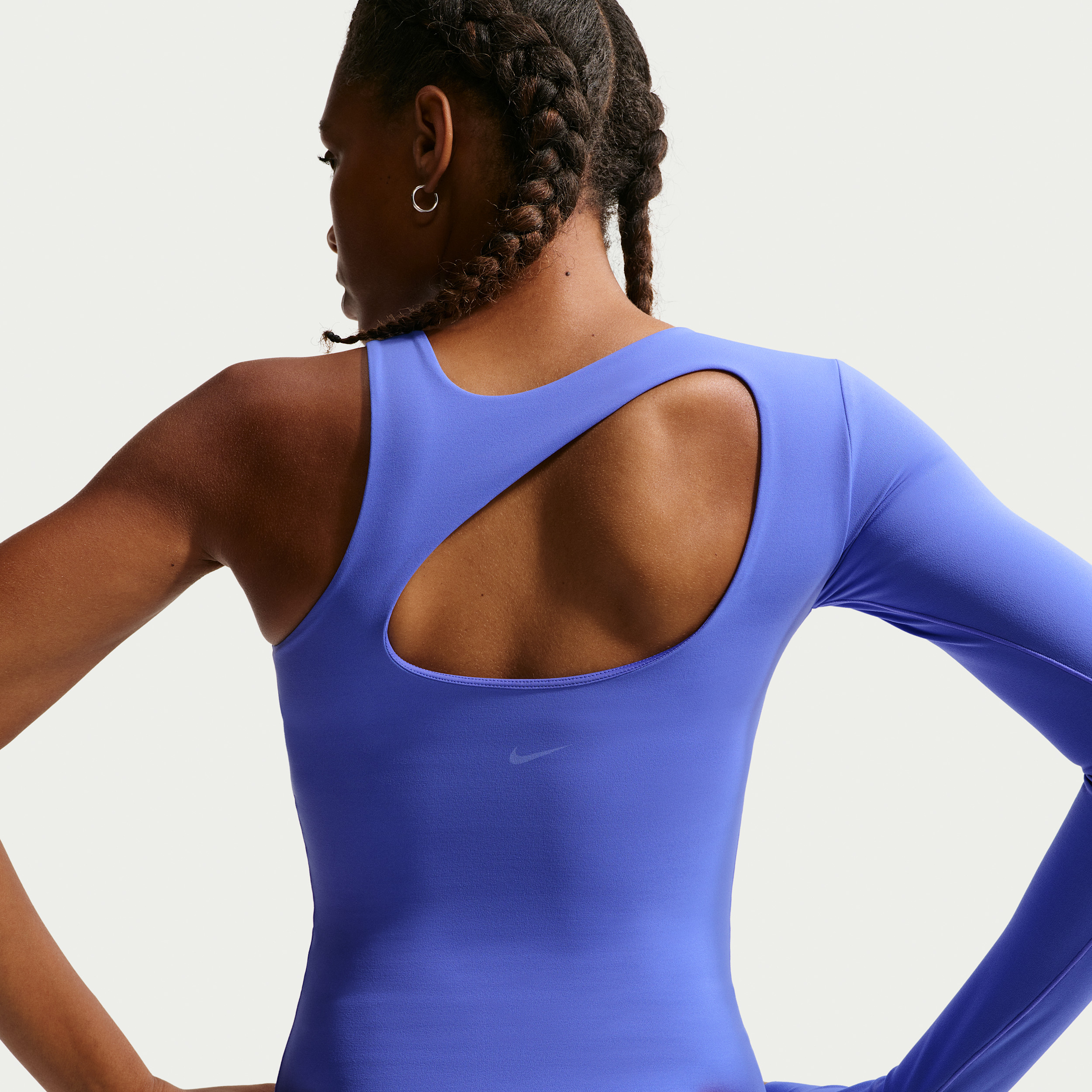 Nike Women's Zenvy Dri-FIT One-Sleeve Top in Blue | IB8973-570 | Nike (US)