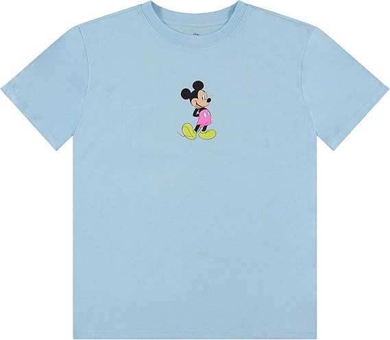 Disney Ladies Mickey Mouse Fashion Shirt Mickey Mouse Tee - Mickey Mouse Tee | Amazon (US)