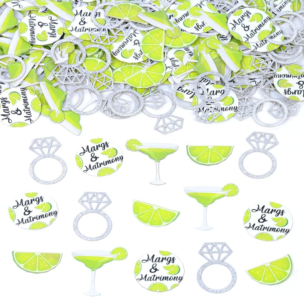 Margs and Matrimony Bachelorette Confetti Decor Margarita Table Confetti Decor Margarita Bachelor... | Amazon (US)