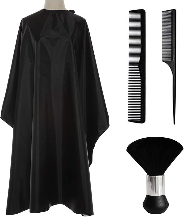 Nylon Waterproof Professional haircut cape with Snap Closure Salon Cape,barber cape and Neck Dust... | Amazon (US)