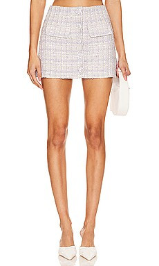 ASTR the Label Mavey Skirt in Ice Blue from Revolve.com | Revolve Clothing (Global)
