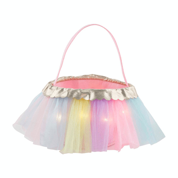 Light-Up Rainbow Tutu Halloween Bag | Mud Pie