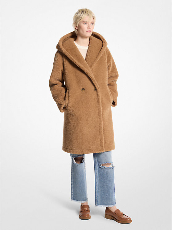 Faux Fur Teddy Coat | Michael Kors US