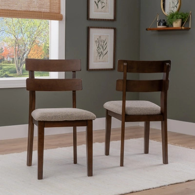 Linon Devin Dining Chairs (Set of 2), Brown | Ashley