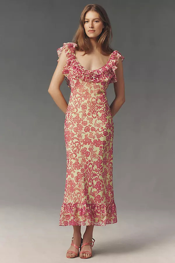 BHLDN Lottie Ruffled Low-Back Maxi GownBHLDN
  


  


  


  


  

Write a Review $298.00 | Anthropologie (US)