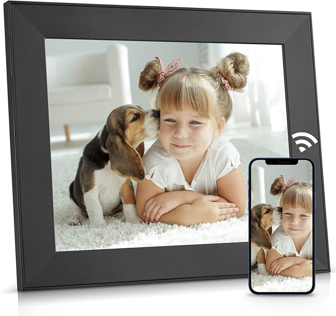 Amazon.com: NexFoto Smart WiFi Digital Picture Frame 16GB Memory, Electronic Photo Frame with IPS... | Amazon (US)