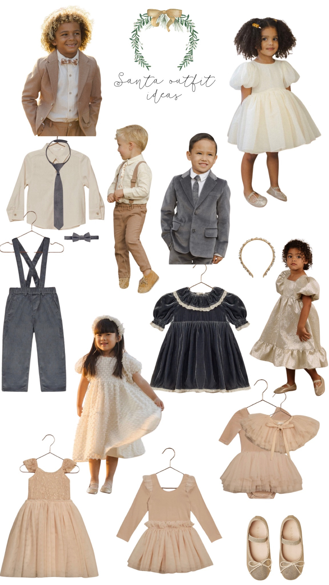 Toddler dressy coordinating outfits for Santa!

#LTKSeasonal #LTKKids #LTKFindsUnder100