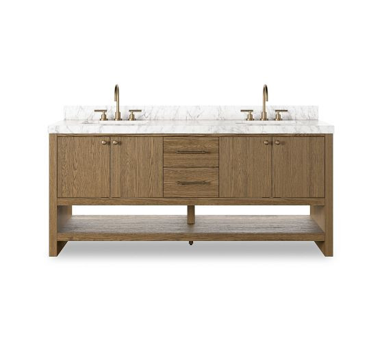 Aspen 72" Double Sink Vanity | Pottery Barn (US)