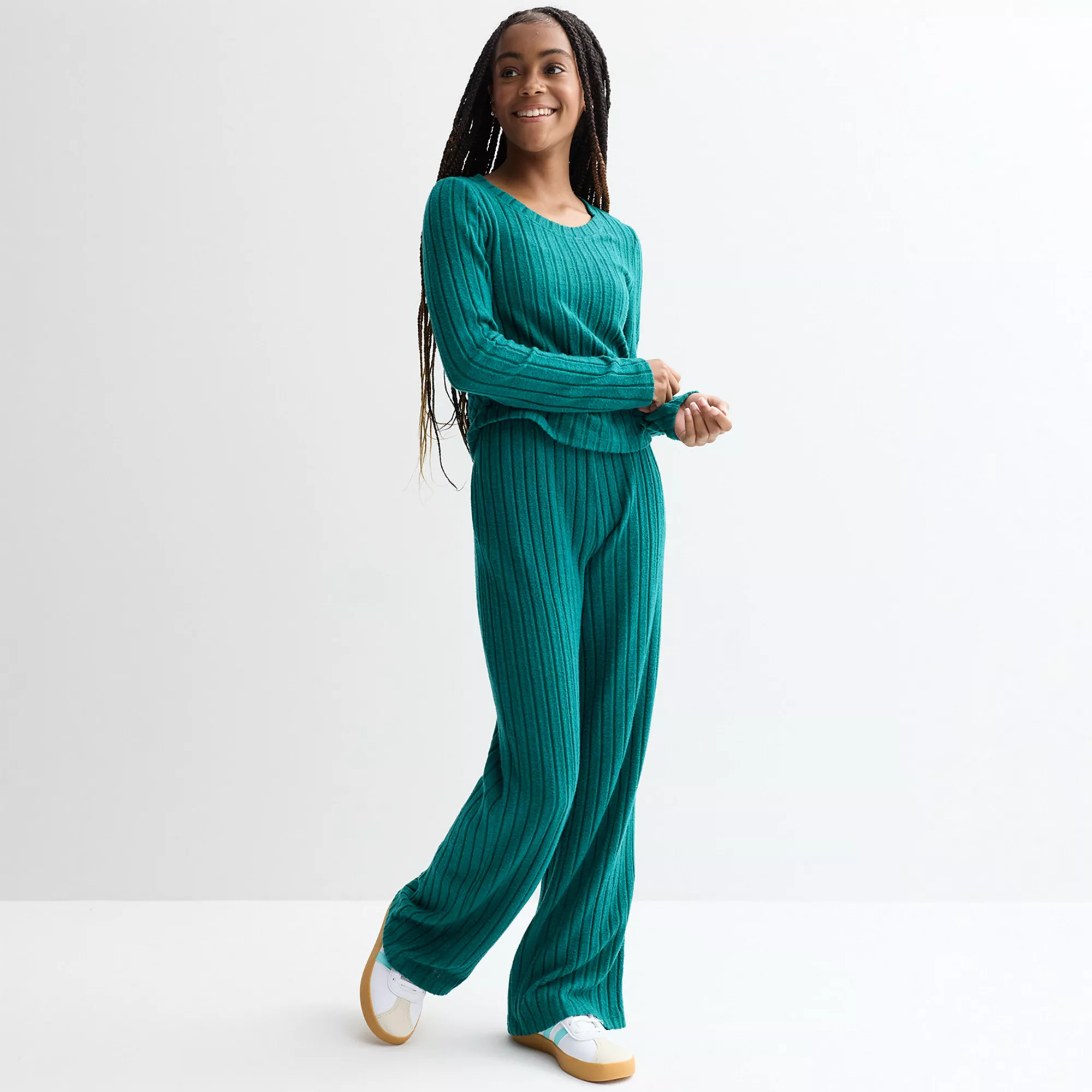 Girls 7-16 Limited Too 2-pc. Hacci Long Sleeve Top & Pants Set | Kohl's