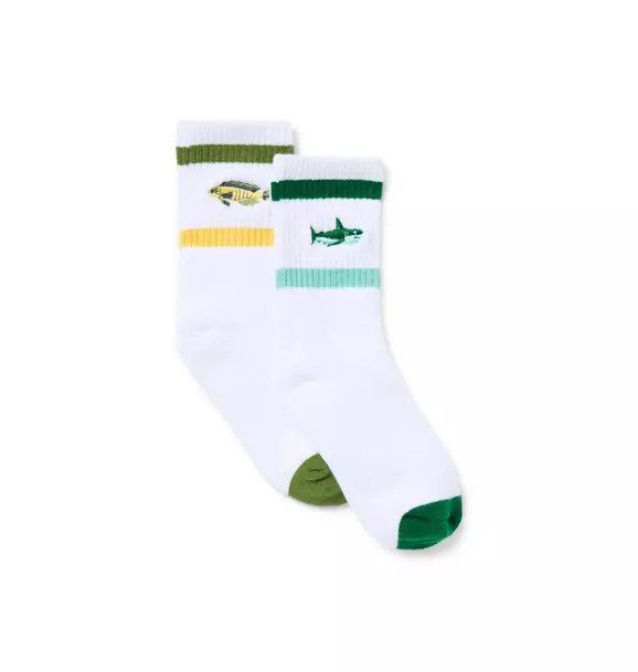 Fish Crew Sock 2-Pack | Janie and Jack