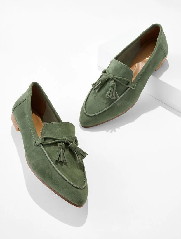 Kacey Suede Loafers | Talbots