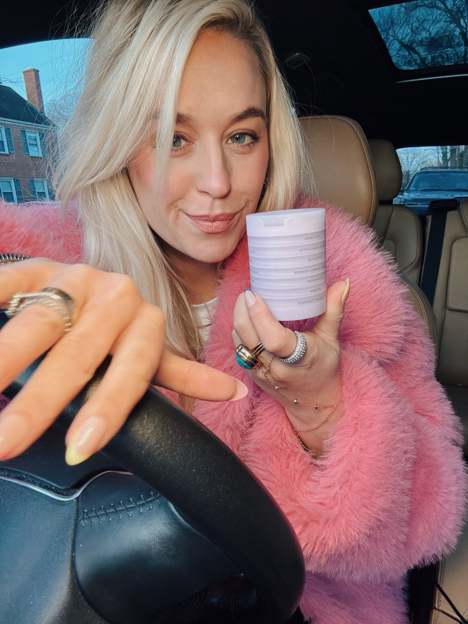 Whats in MY subtl stack aka the perfect on the go makeup: Concealer in 003N, Runway to Rose Lip and Cheek, Jelly eyeshadow duo, Choc Cherry or Cherry Chateau lip balm, Rose cream highlighter, Shine control pressed powder with a mirror and brush cleaner

#LTKFindsUnder50 #LTKBeauty #LTKTravel