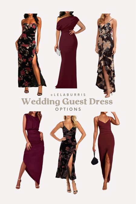 Deciding between these burgundy formal guest dresses for an early fall wedding. 👀

#LTKSeasonal #LTKunder100 #LTKwedding