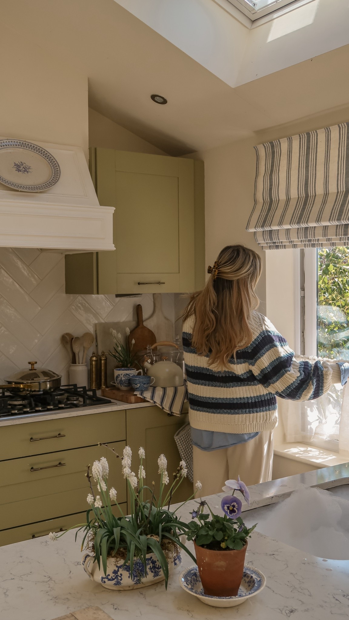 Cafe Curtain & Stripe Blind Link 🧺🩵

#LTKspring
