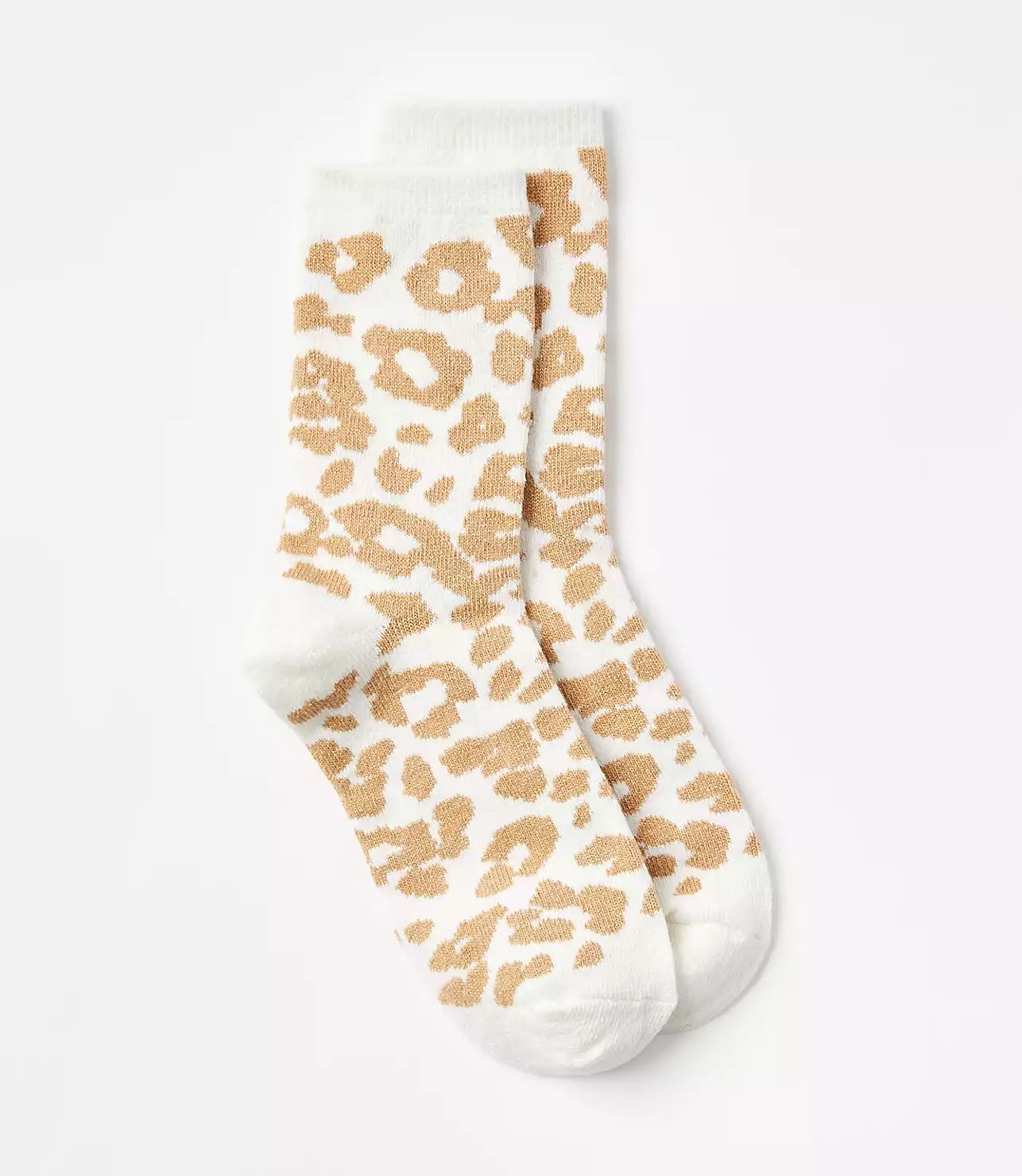 Cheetah Print Cozy Socks | LOFT