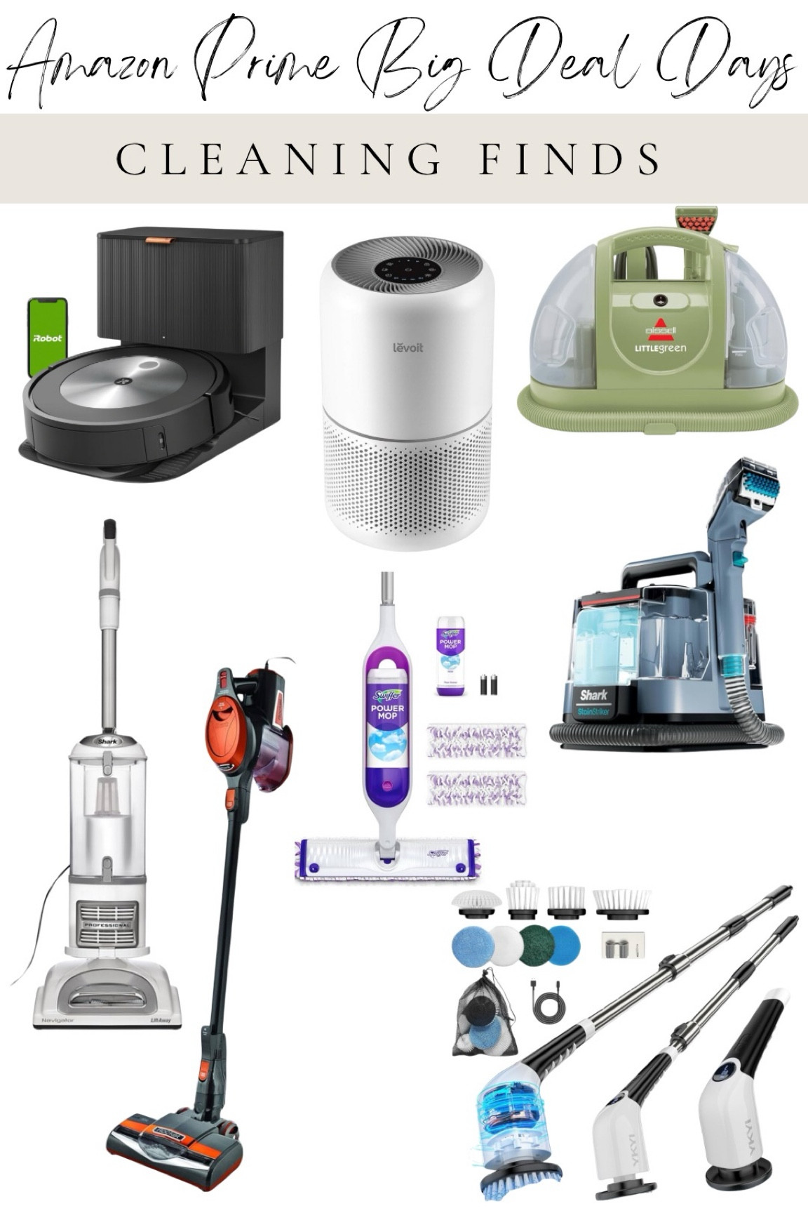 My top cleaning finds from vacuums to mops, scrubber brushes and my favorite air purifier on sale during Amazon Prime Day

#LTKHome #LTKSaleAlert #LTKxPrimeDay