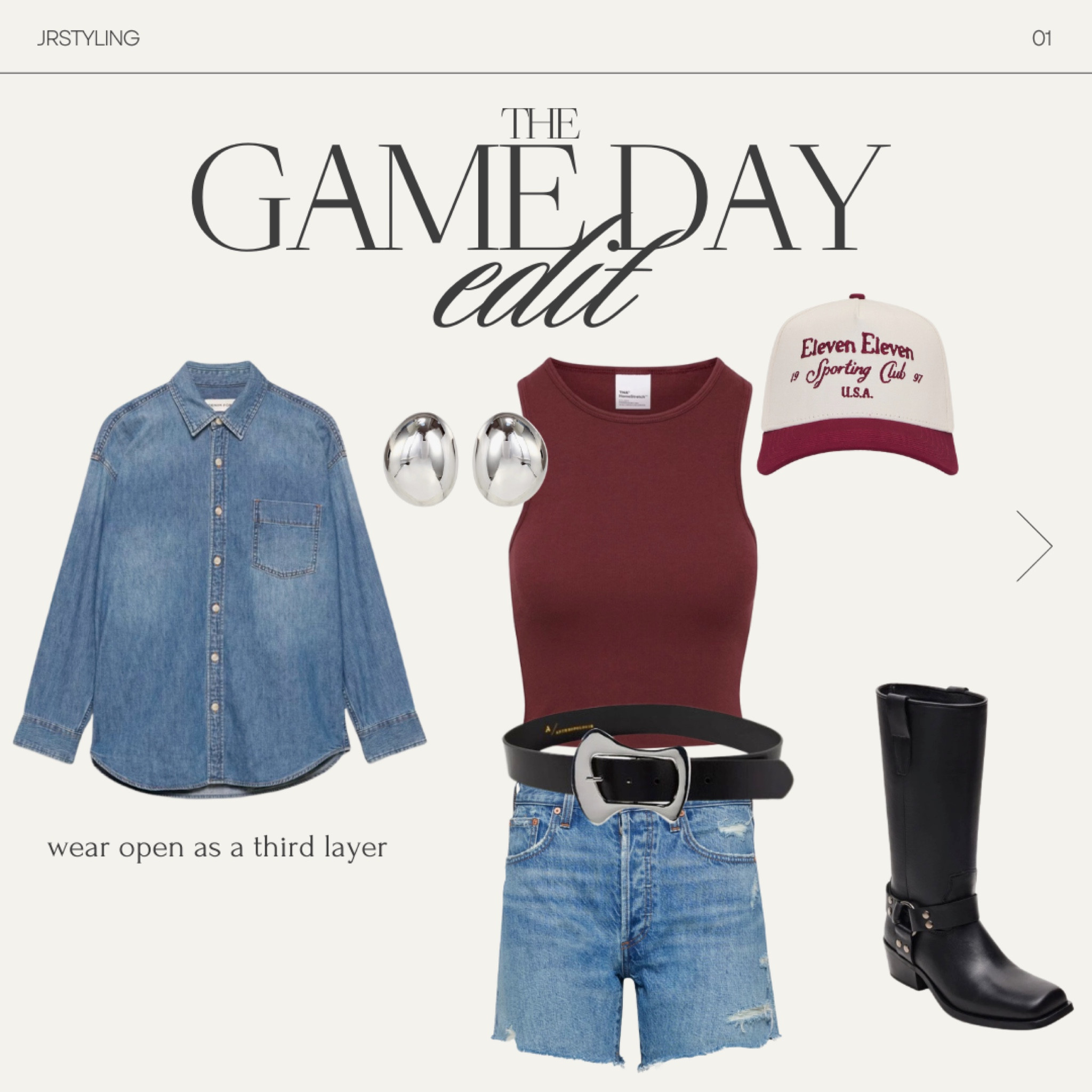 College football is back!!! & all the cute game day outfits are here. 

Simply swap your top & hat to match your team colors 🤌🏼

#LTKU #LTKStyleTip #LTKFindsUnder100