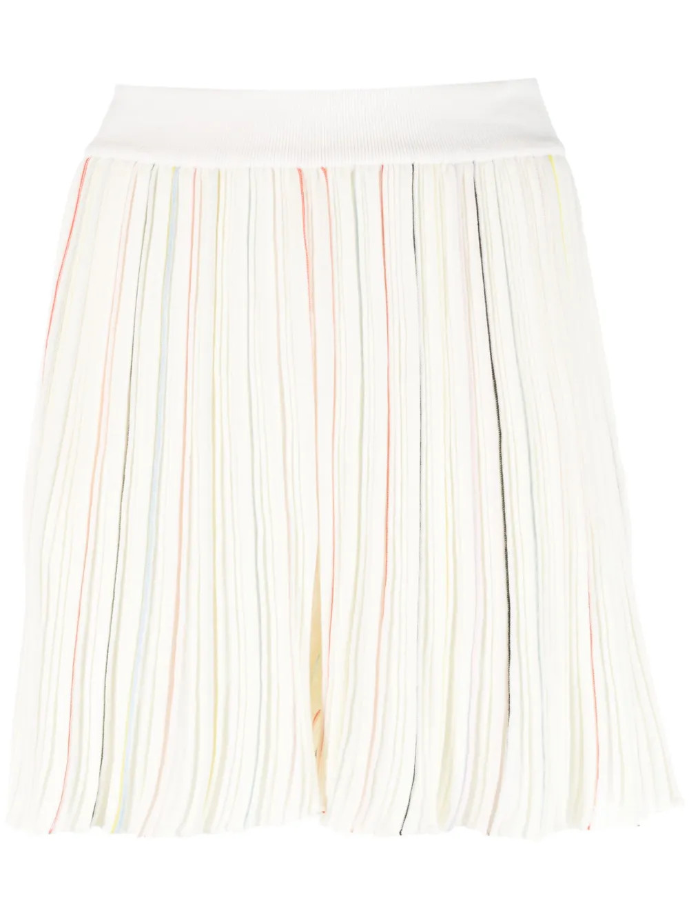 contrast-stripe pleated shorts | Farfetch Global