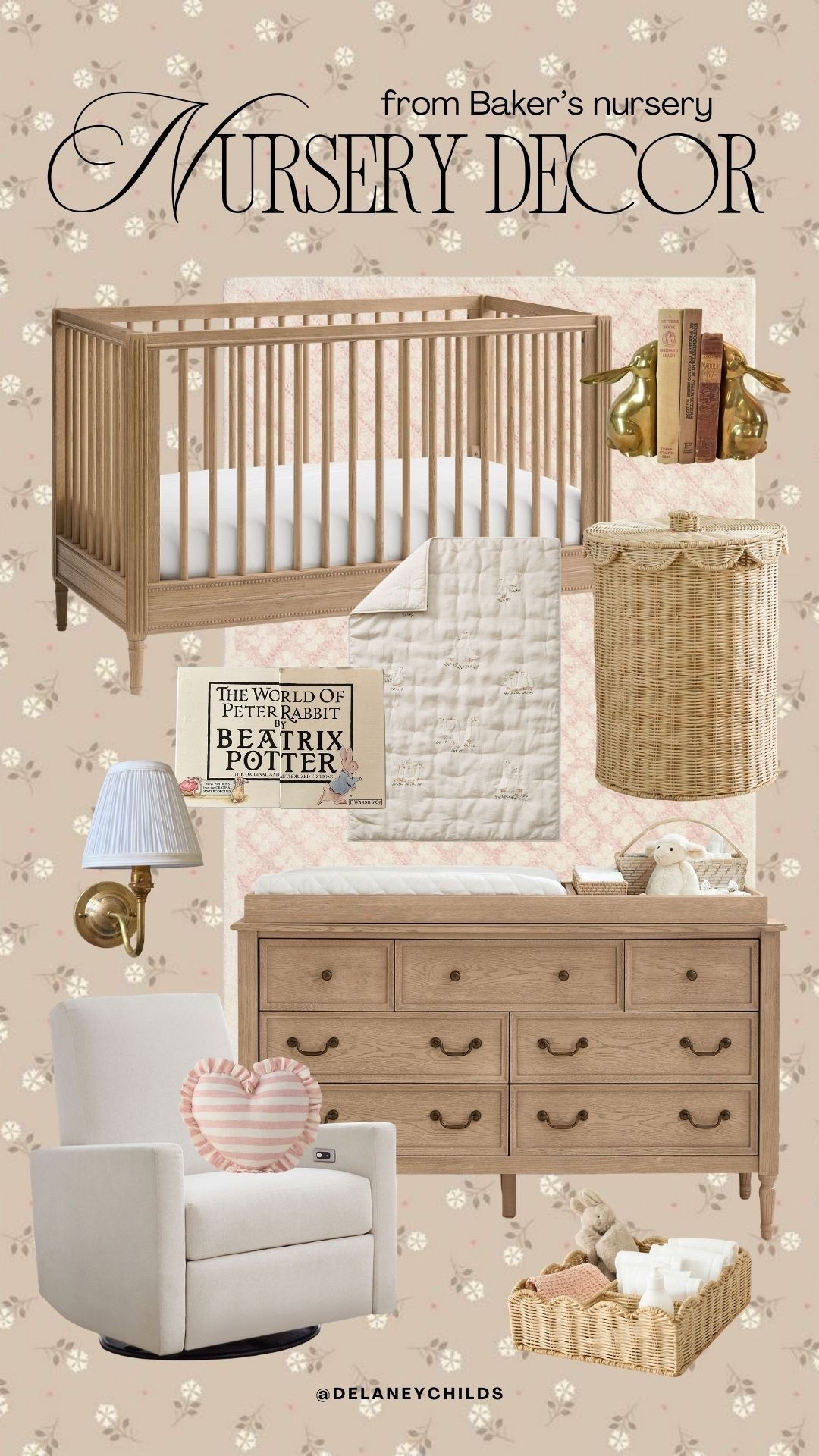 Nursery decor in Baker's Nursery 🐰🌸✨ 



#LTKKids #LTKBaby #LTKHome