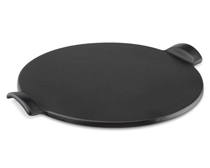 Emile Henry French Ceramic Pizza Stone, 14&amp;quot;, Black | Williams-Sonoma
