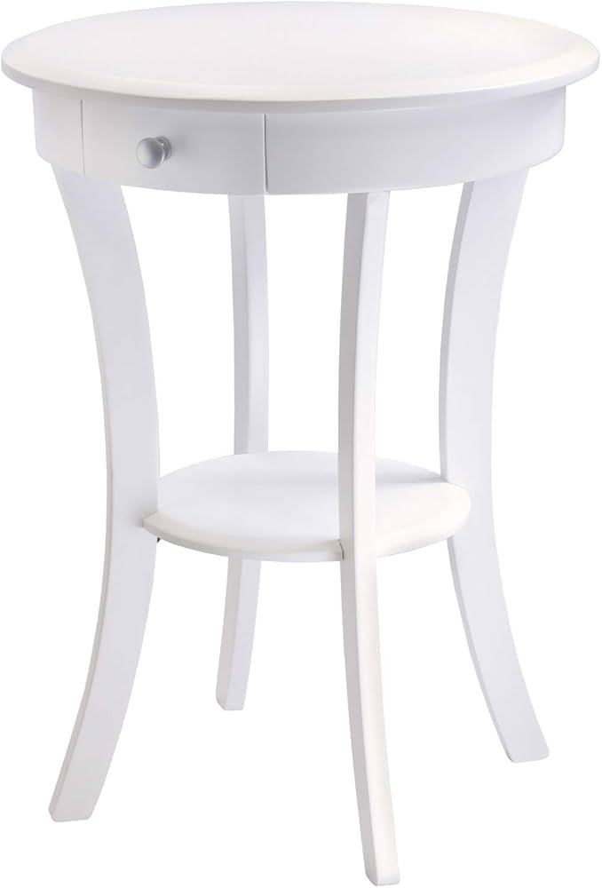 Winsome Wood Sasha Accent Table, White, 20 inches | Amazon (US)