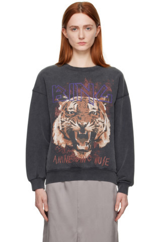 Black Tiger Sweatshirt | SSENSE